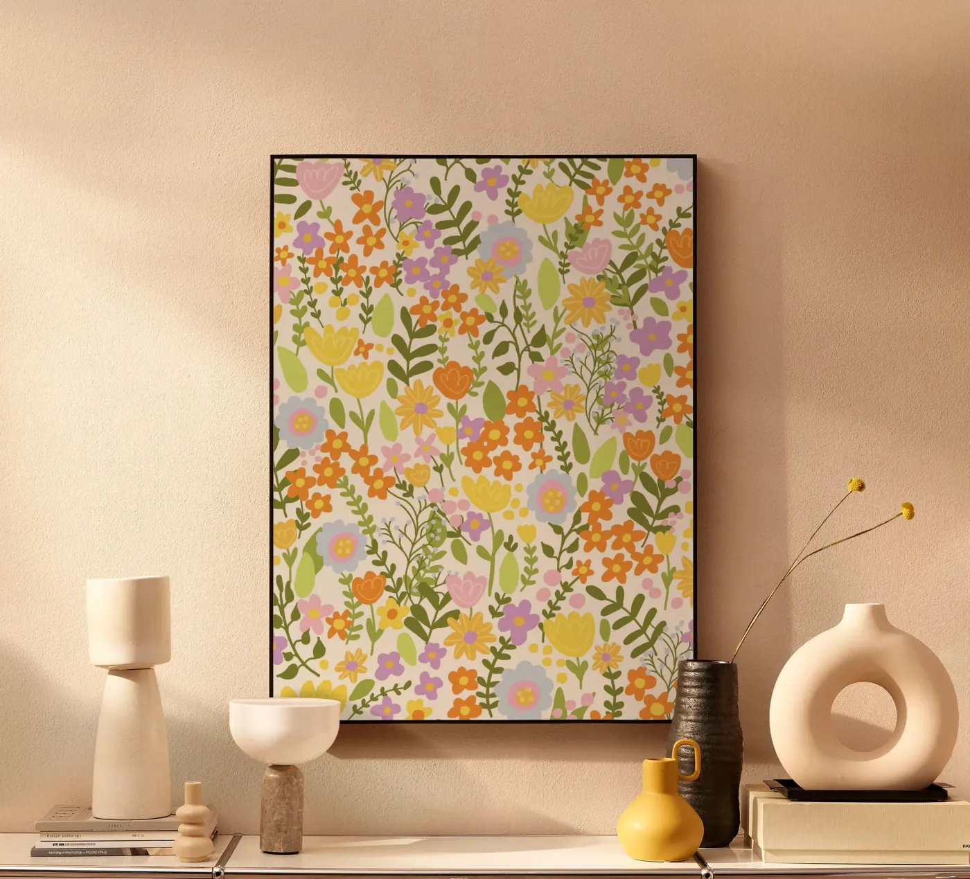 Floral Acryl-Glas von GigiRosado