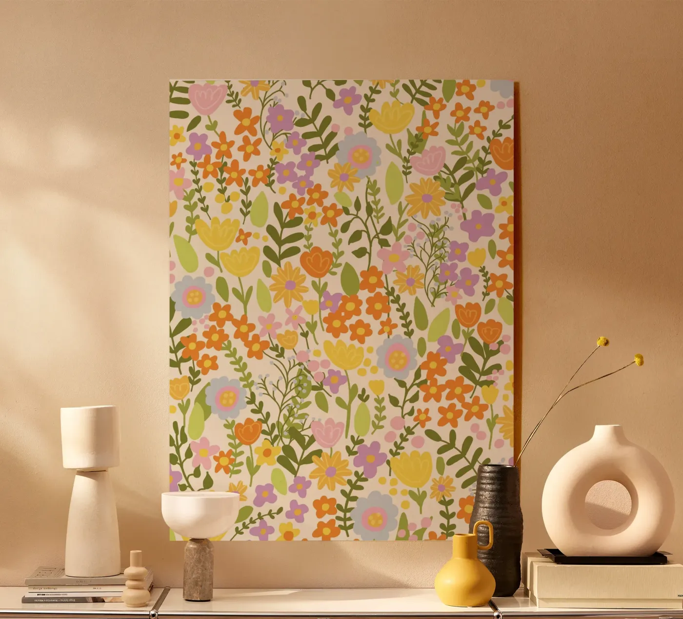 Floral Acryl-Glas von GigiRosado