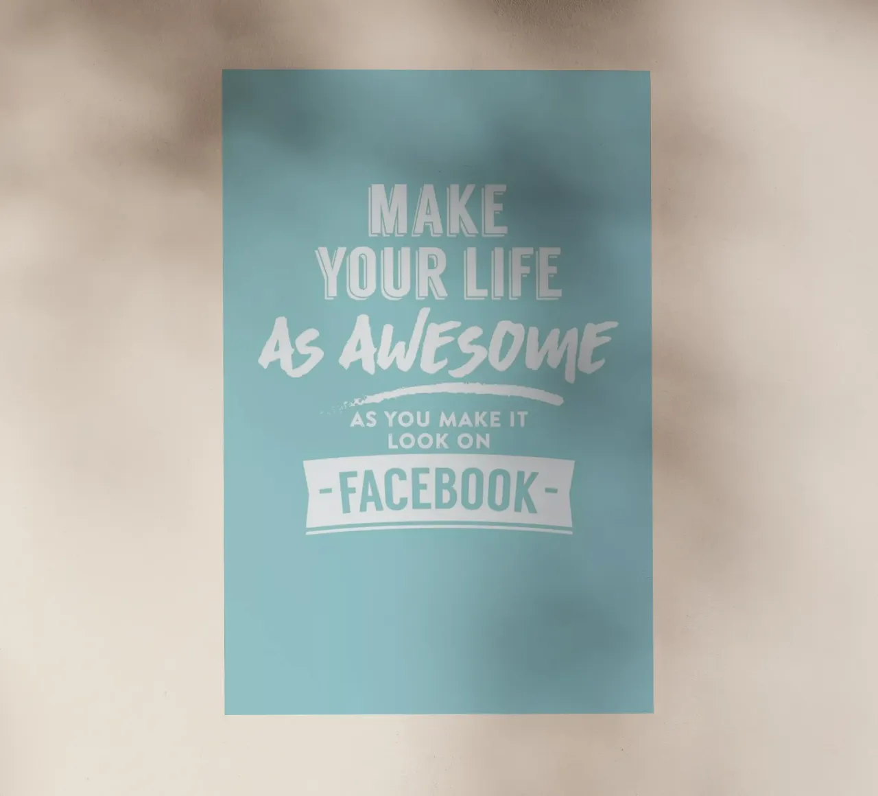 Facebook Life pellicola backlit da LeDieg