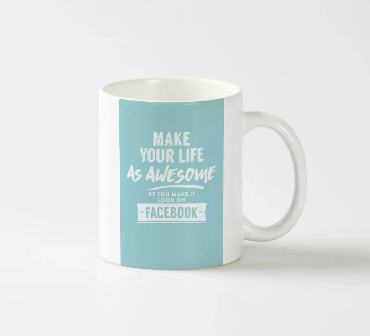 Facebook Life tazza in ceramica da LeDieg