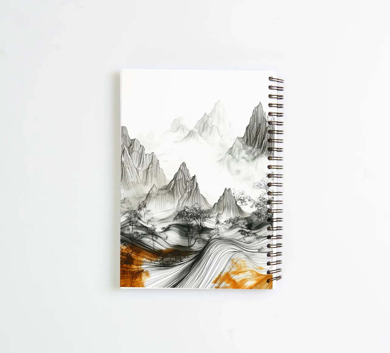 Secret place spiral notebook by Justyna Jaszke JBJart