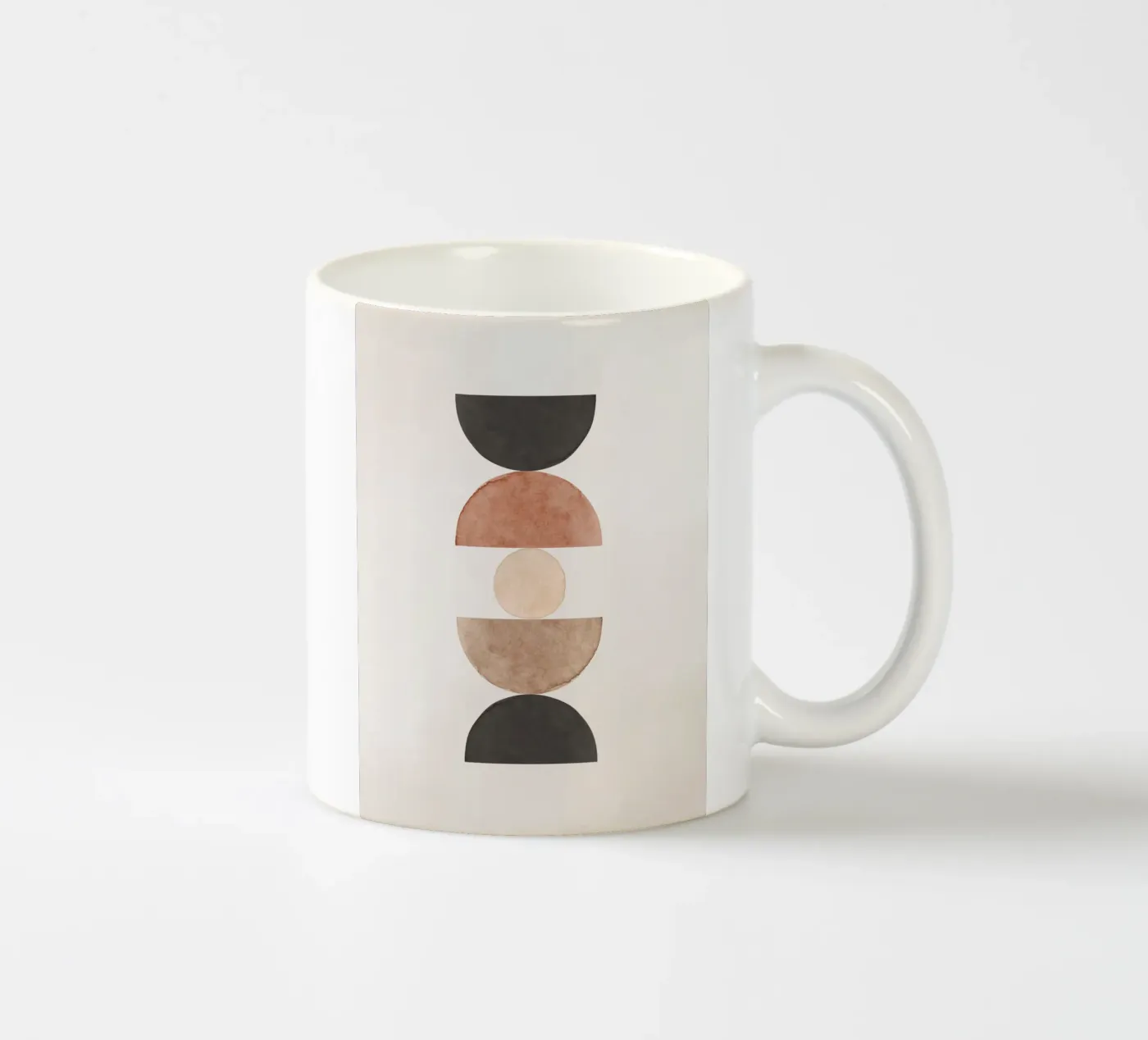 Celestial Beige 06 ceramic mug by WijdevenPrints