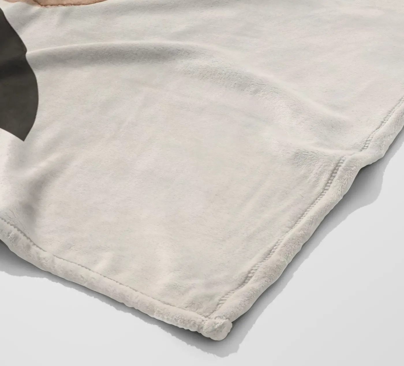 Celestial Beige 06 fleece blanket by WijdevenPrints