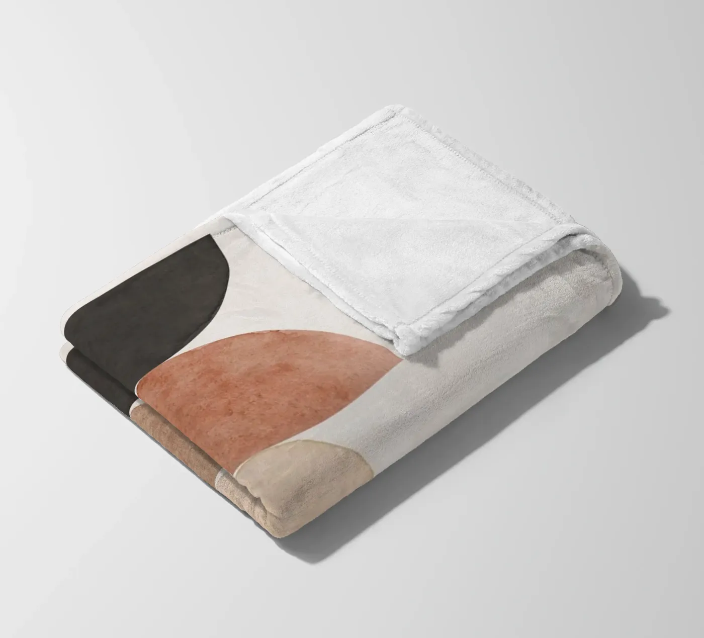 Celestial Beige 06 fleece blanket by WijdevenPrints