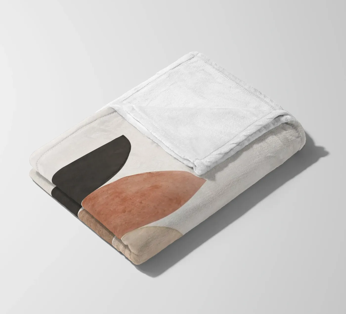 Celestial Beige 06 fleece blanket by WijdevenPrints