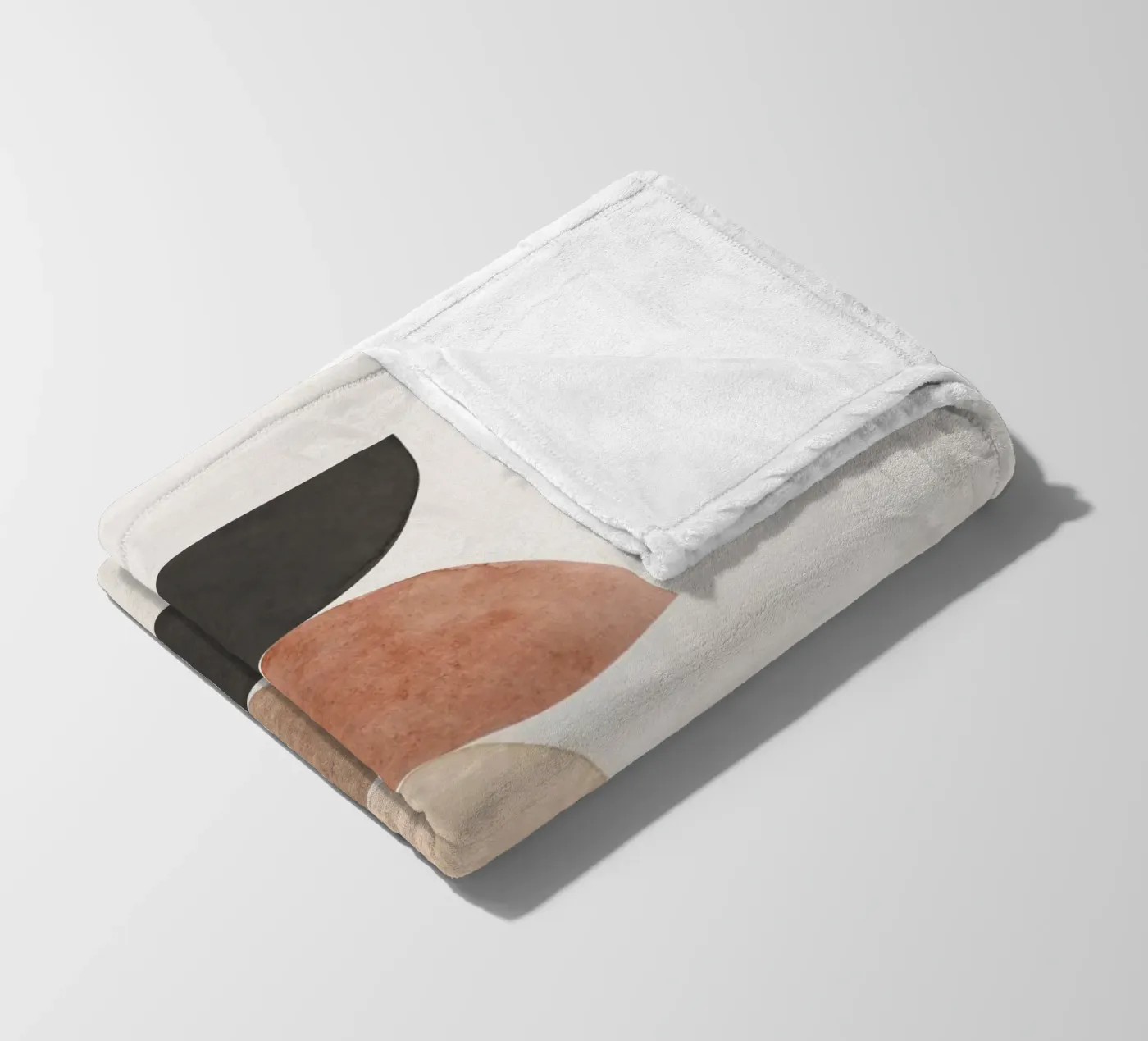 Celestial Beige 06 fleece blanket by WijdevenPrints