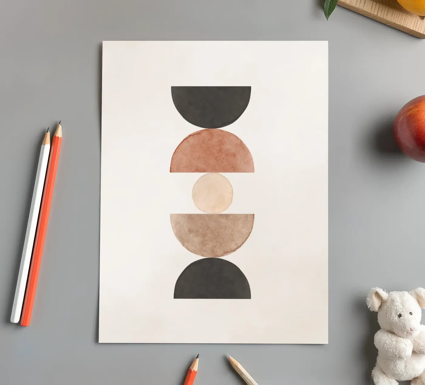 Celestial Beige 06 sticker sheet by WijdevenPrints