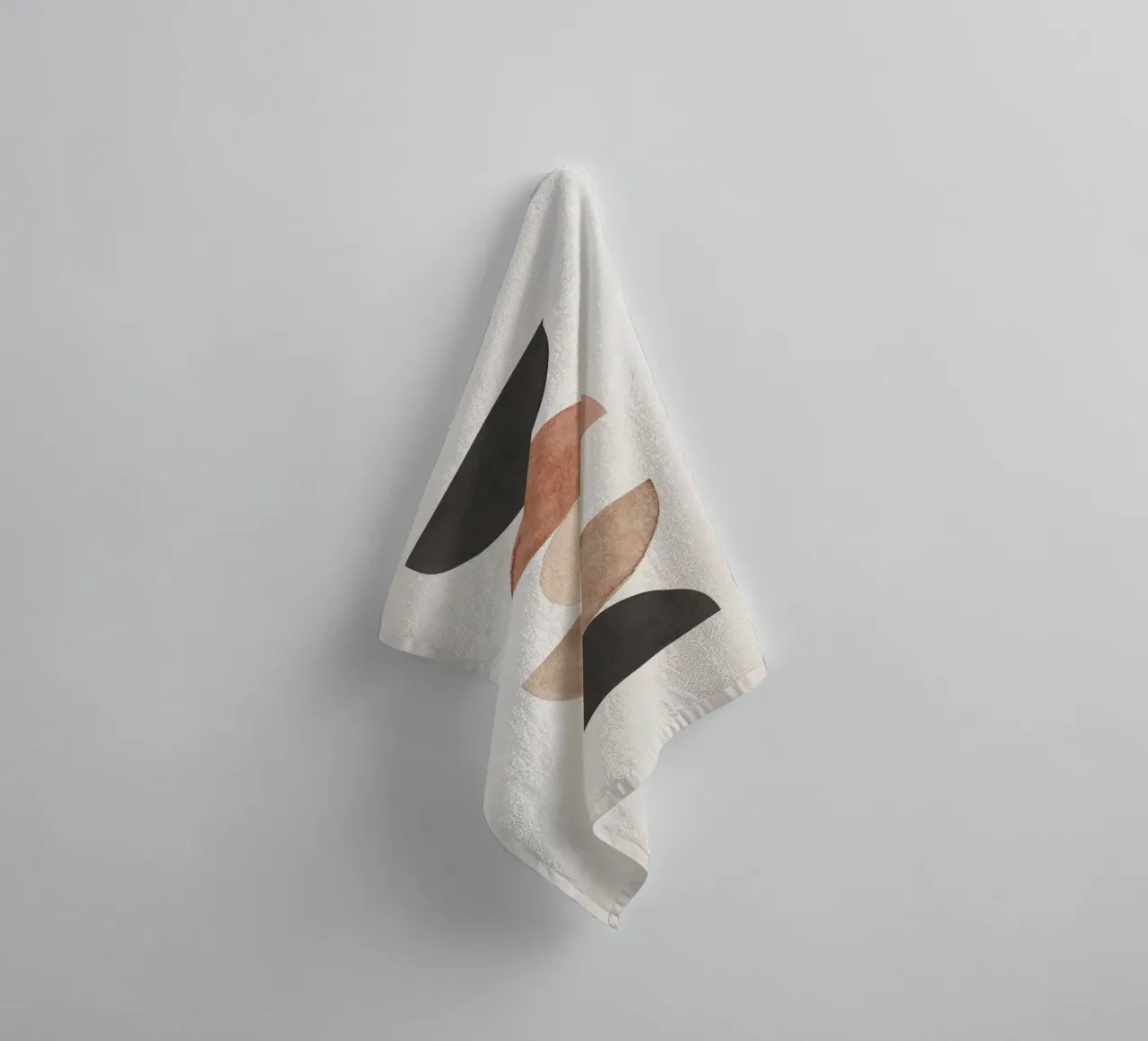 Celestial Beige 06 towel by WijdevenPrints