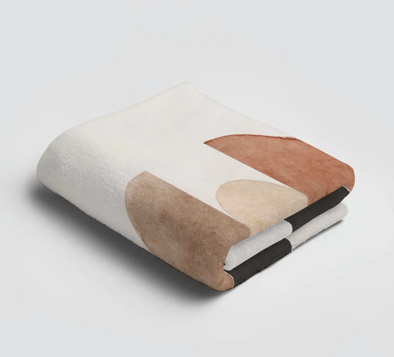 Celestial Beige 06 towel by WijdevenPrints