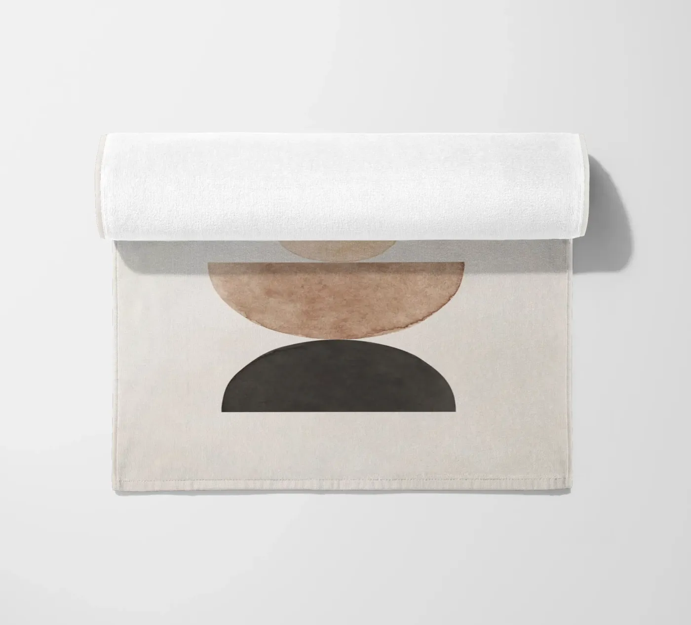 Beige celeste 06 telo mare da WijdevenPrints