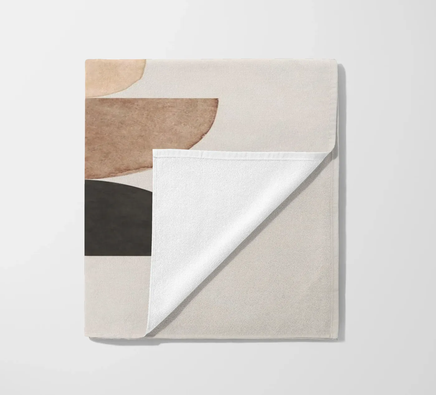 Beige celeste 06 telo mare da WijdevenPrints