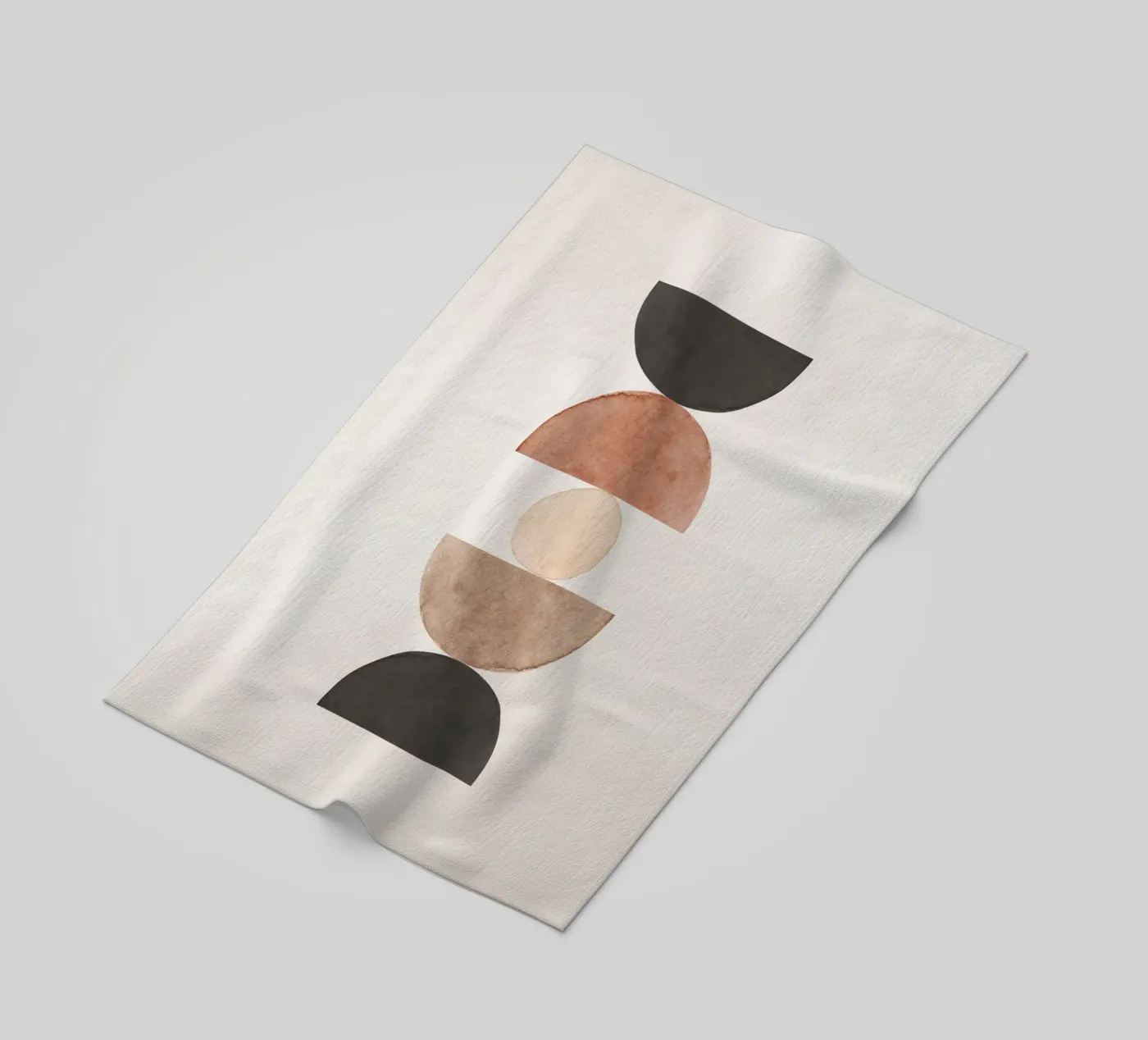 Beige celeste 06 telo mare da WijdevenPrints