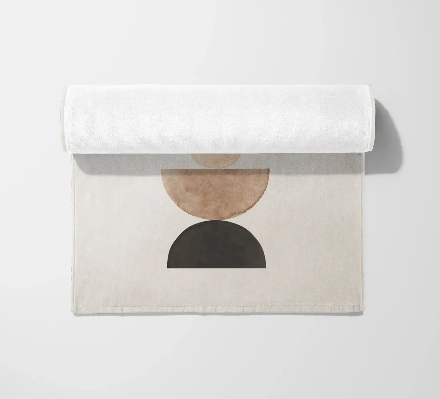 Beige celeste 06 telo mare da WijdevenPrints