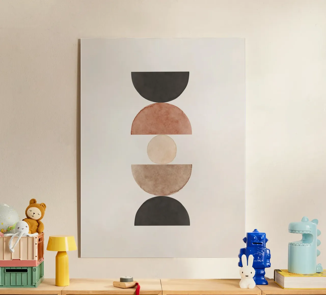 Beige celeste 06 plexiglass da WijdevenPrints