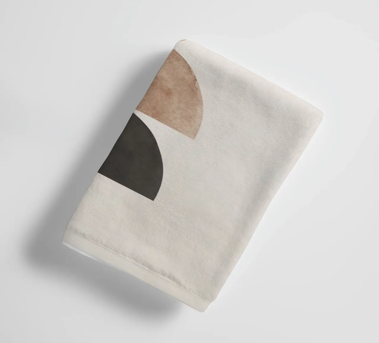 Celestial Beige 05 towel by WijdevenPrints