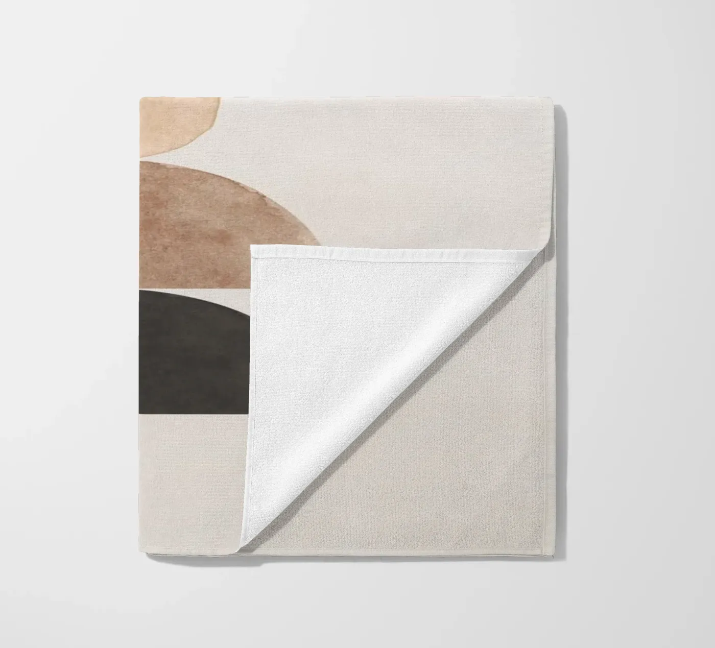 Beige celeste 05 telo mare da WijdevenPrints