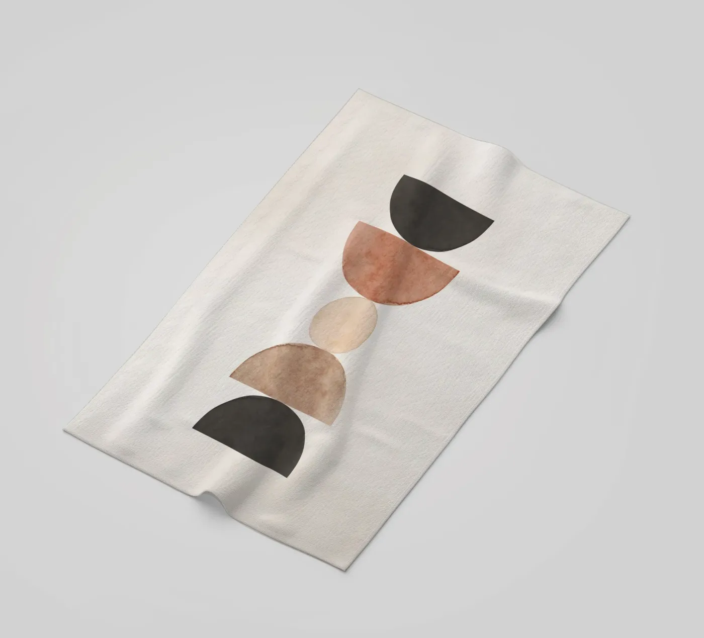 Beige celeste 05 telo mare da WijdevenPrints