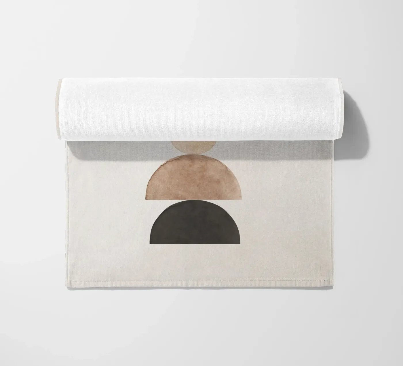 Beige celeste 05 telo mare da WijdevenPrints