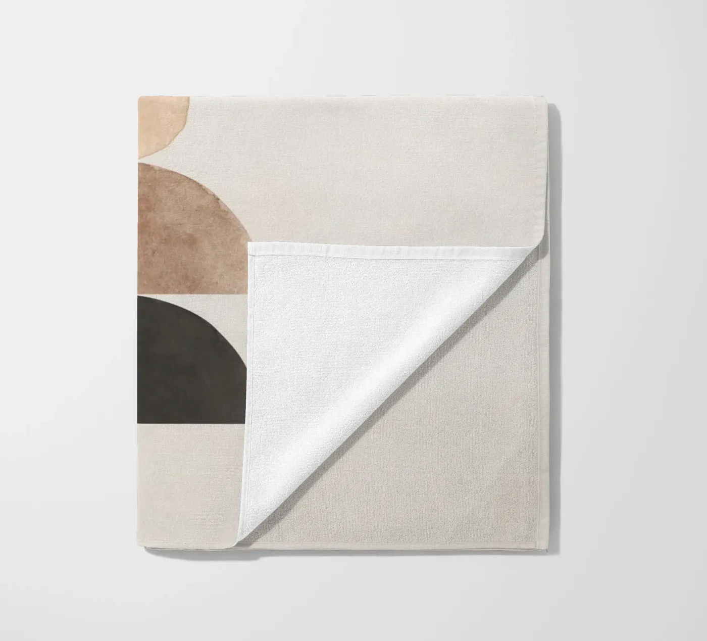 Beige celeste 05 telo mare da WijdevenPrints