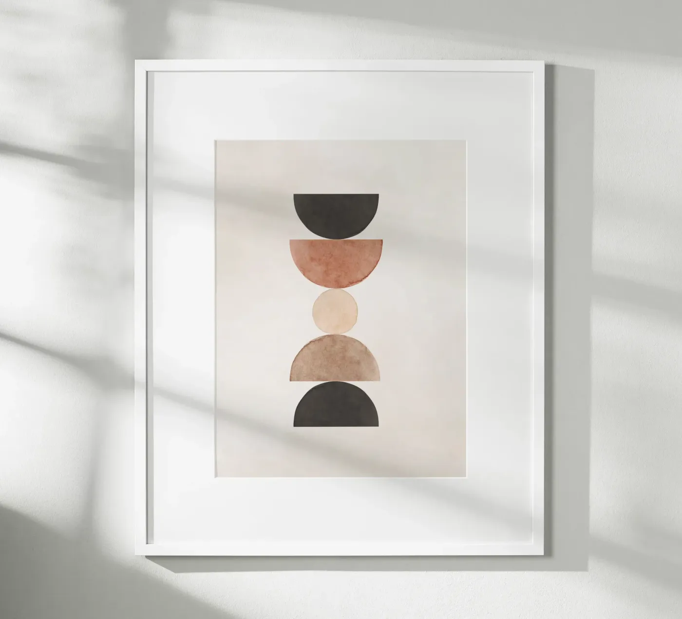 Beige celeste 05 poster da WijdevenPrints