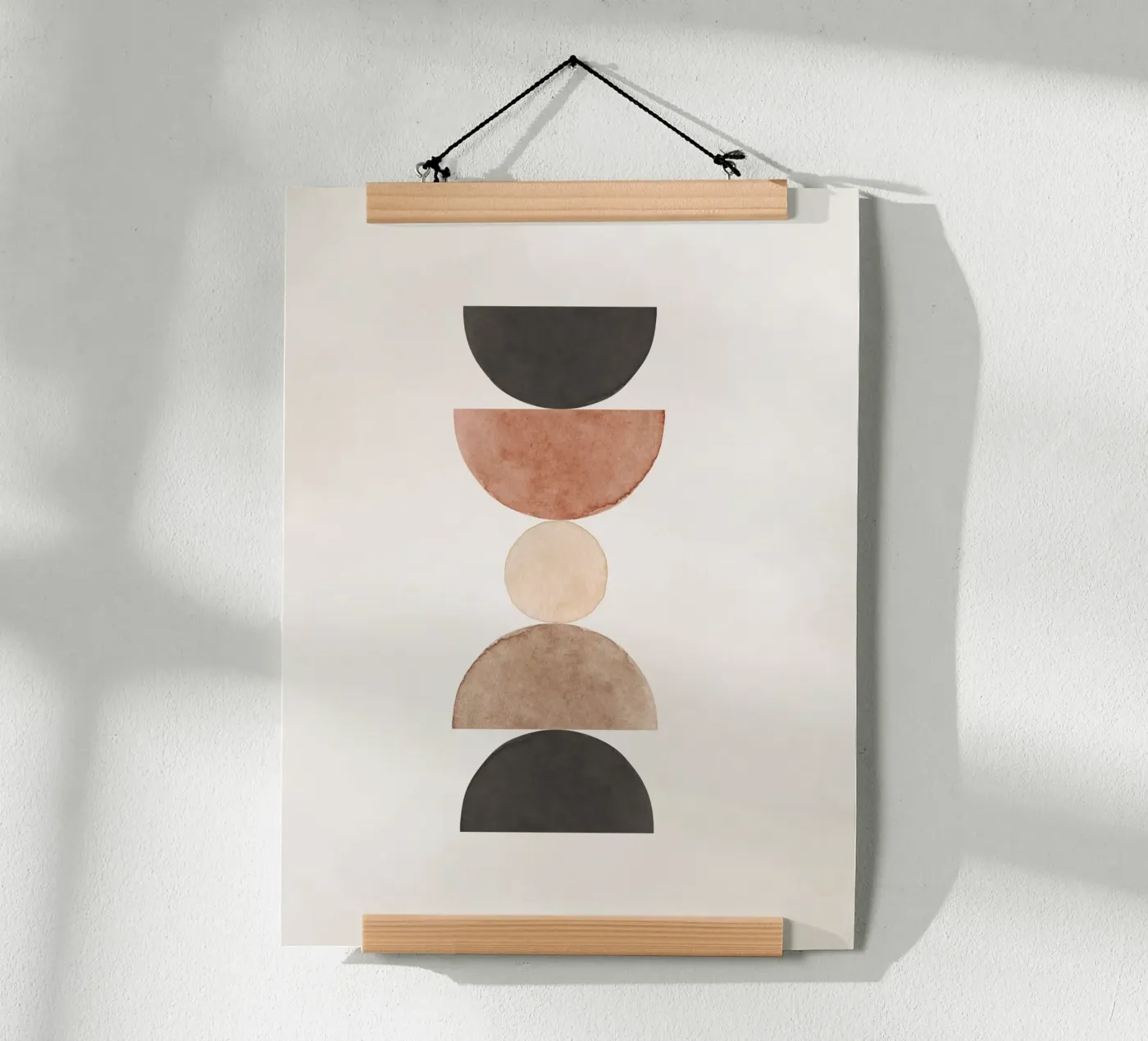 Beige celeste 05 poster da WijdevenPrints