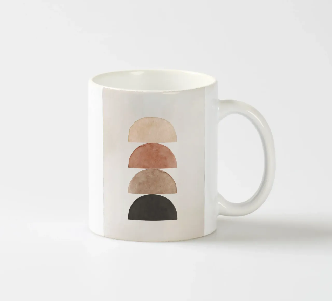 Beige celeste 04 tazza in ceramica da WijdevenPrints