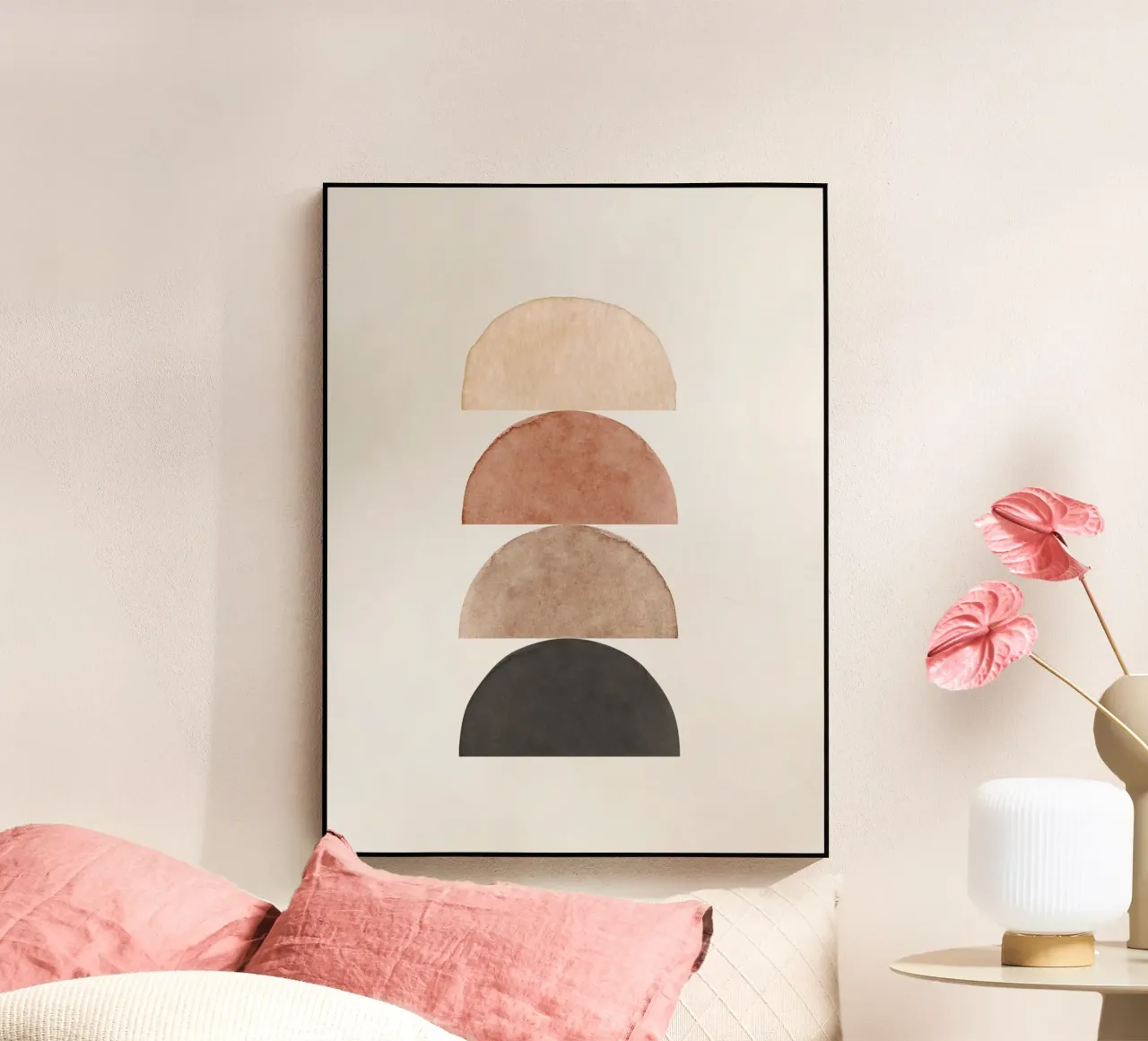 Beige celeste 04 plexiglass da WijdevenPrints