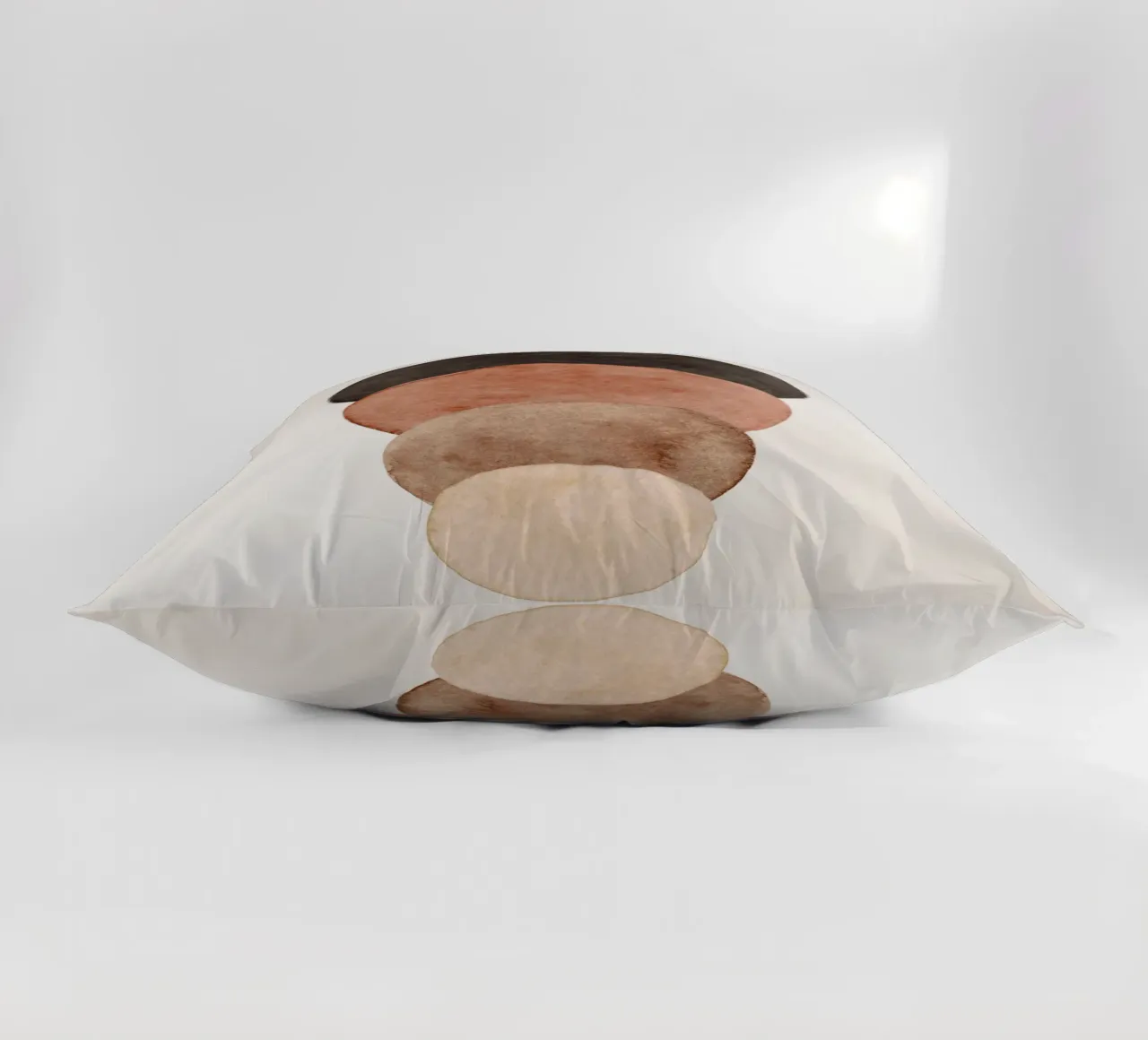 Beige celeste 03 cuscino da WijdevenPrints