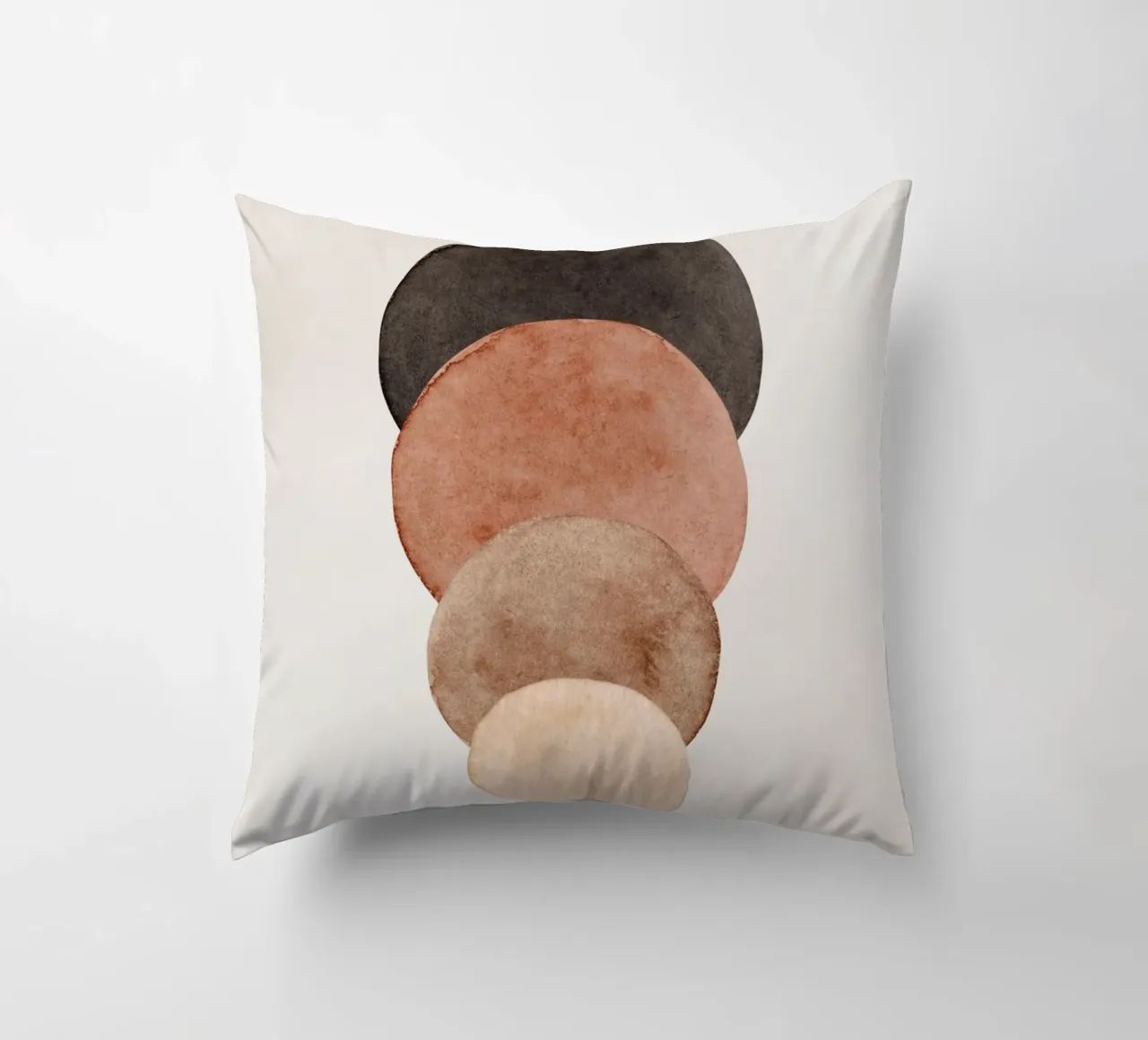 Beige celeste 03 cuscino da WijdevenPrints