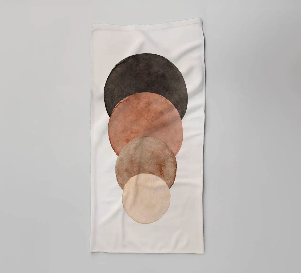Celestial Beige 03 towel by WijdevenPrints