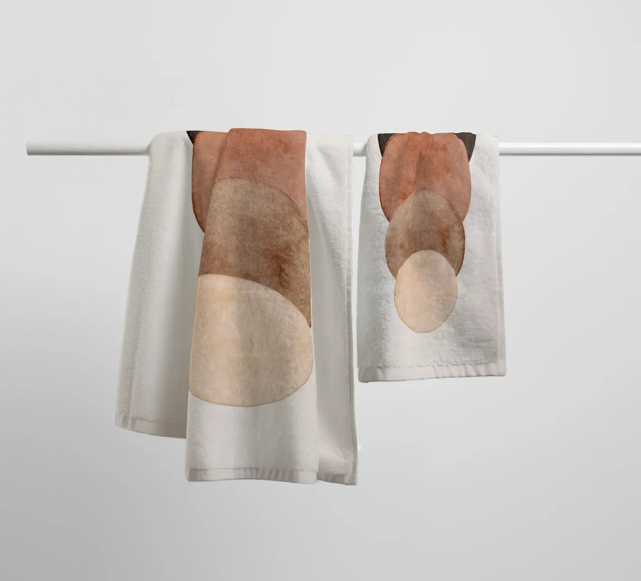 Celestial Beige 03 towel by WijdevenPrints