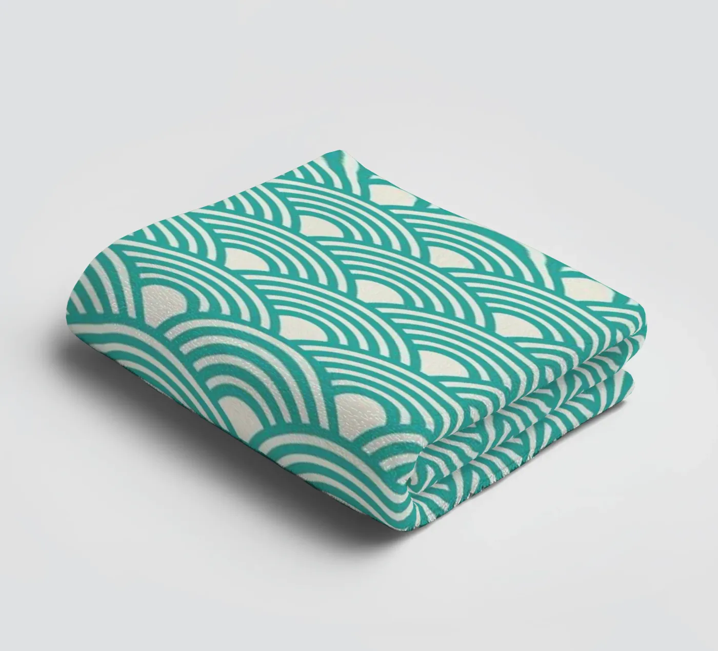 Eastern Waves Light towel by Bo Lundberg