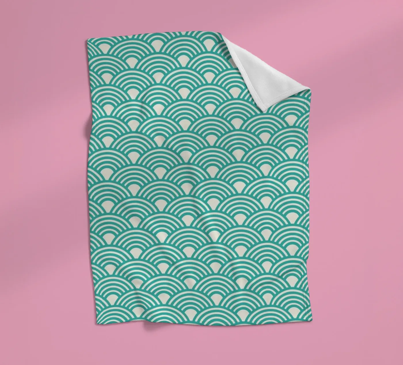 Eastern Waves Light Fleecedecke von Bo Lundberg