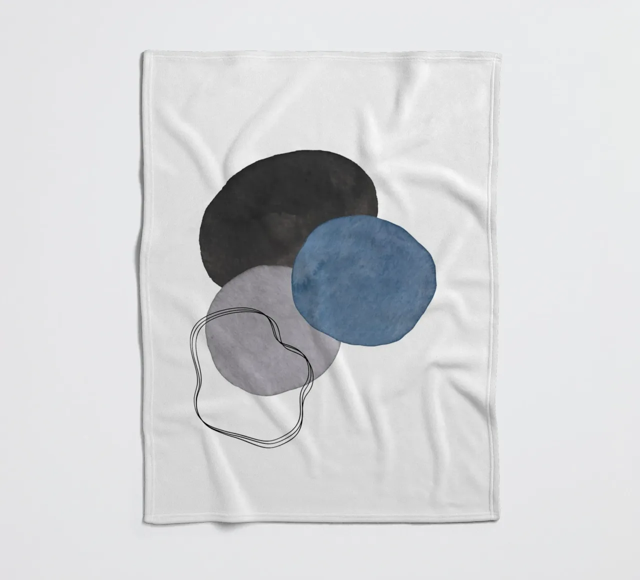 Grigio Celeste 01 coperta in pile da WijdevenPrints