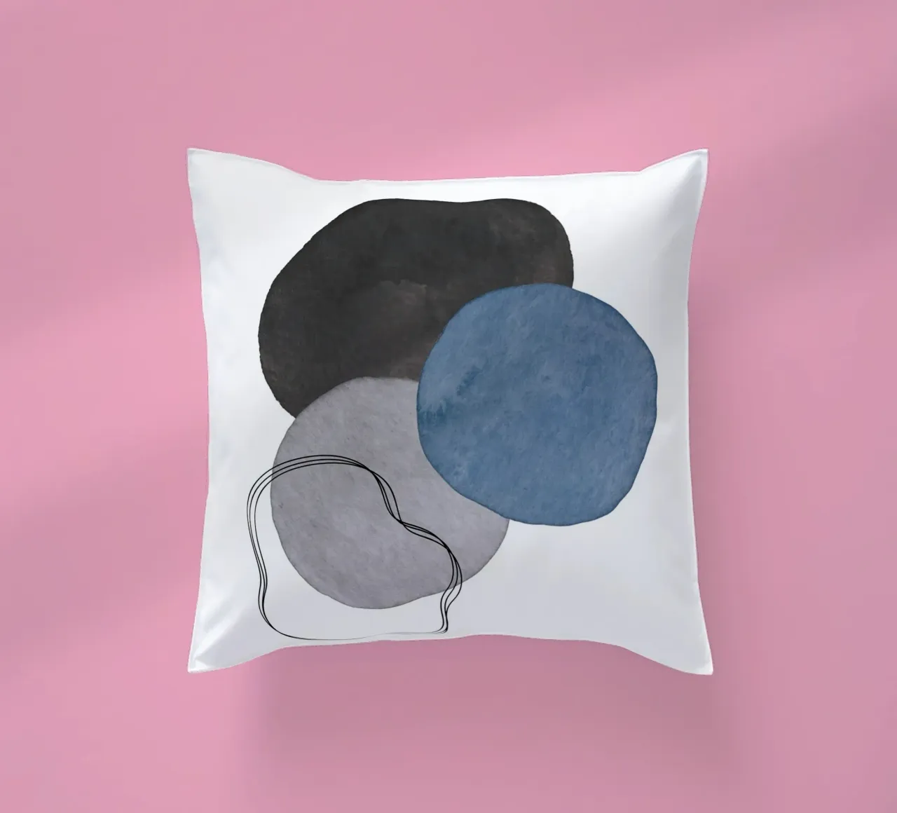 Grigio Celeste 01 cuscino da WijdevenPrints