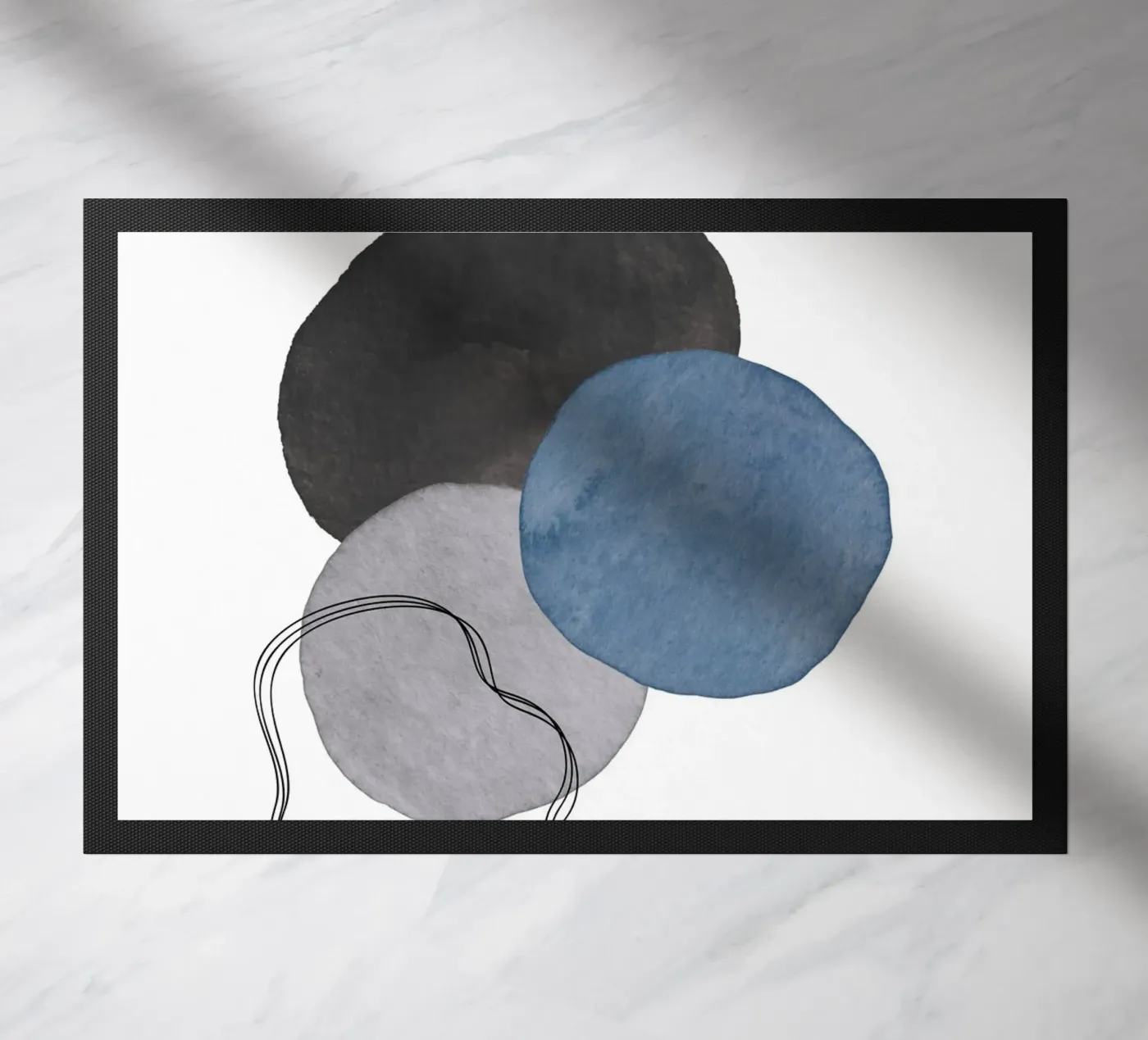 Celestial Grey 01 zerbino da WijdevenPrints