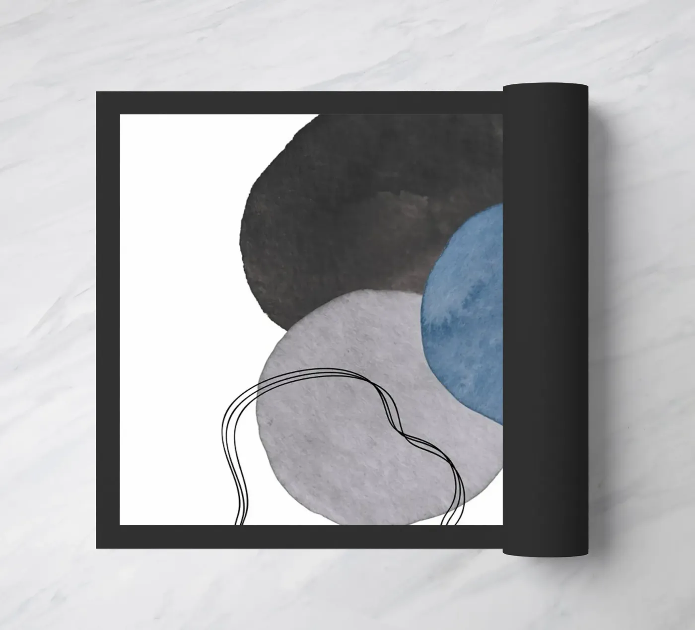 Celestial Grey 01 zerbino da WijdevenPrints