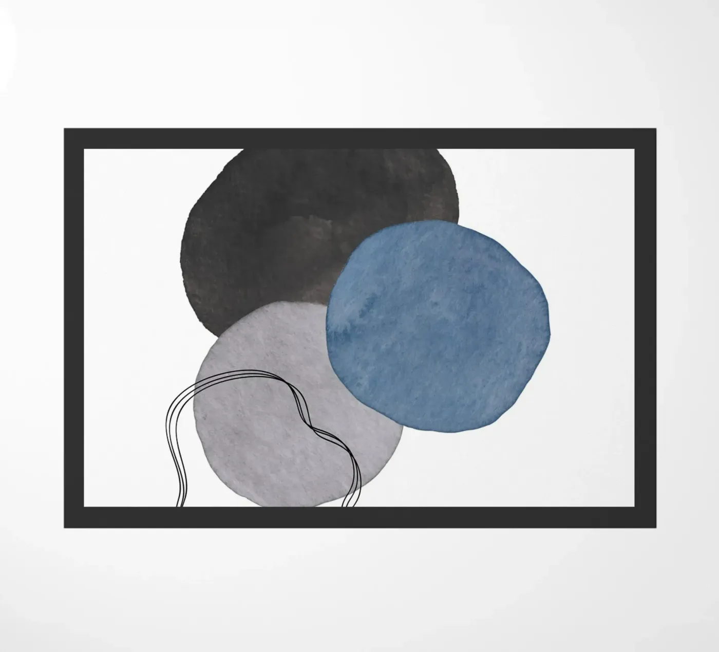 Celestial Grey 01 zerbino da WijdevenPrints