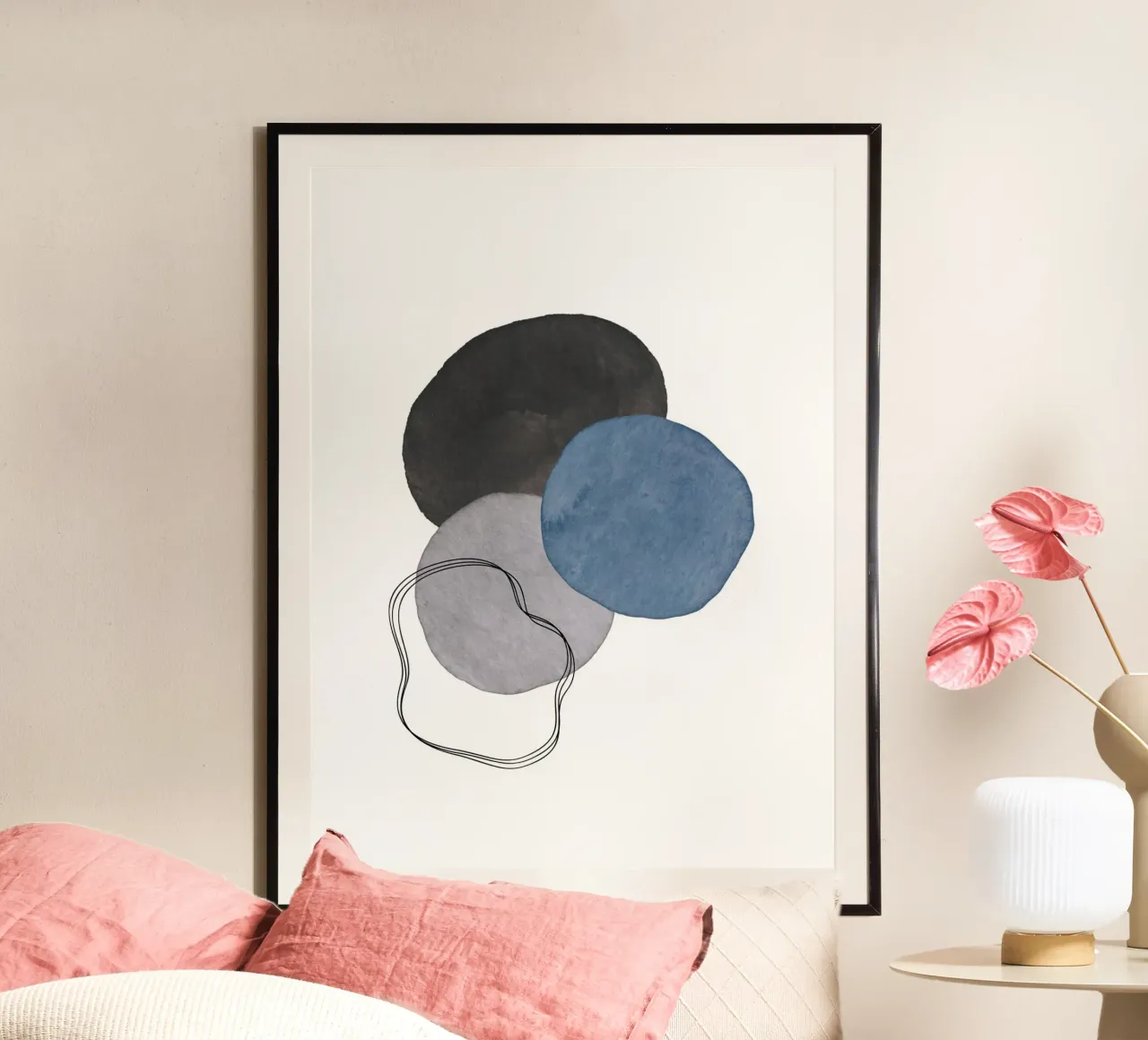 Celestial Grey 01 poster by WijdevenPrints