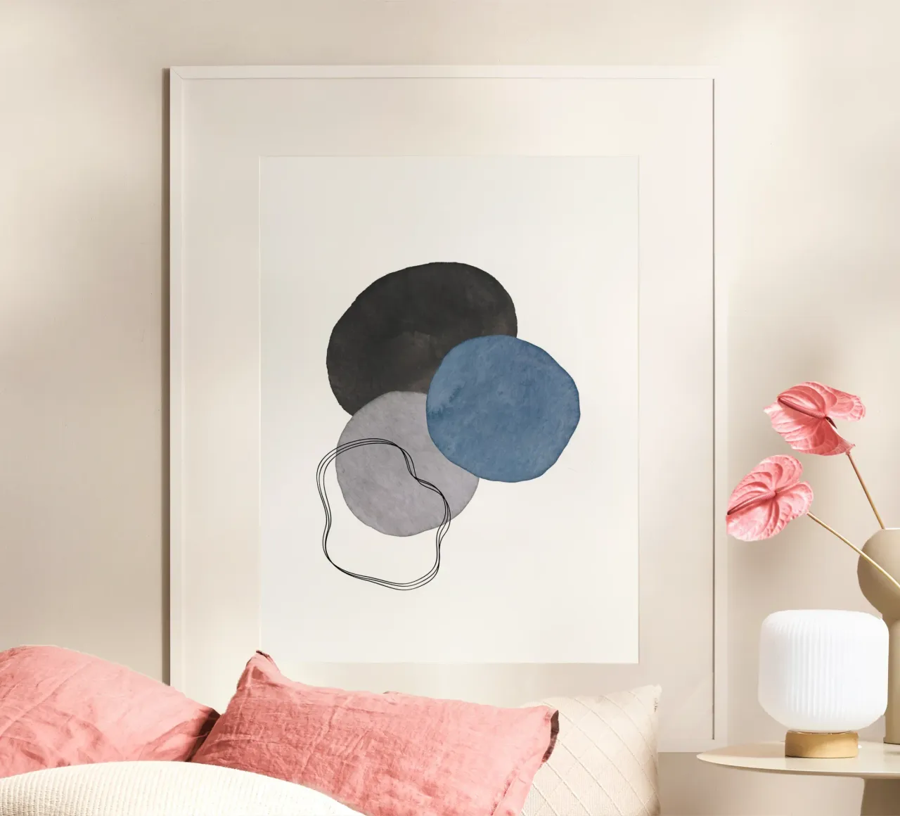 Celestial Grey 01 poster by WijdevenPrints