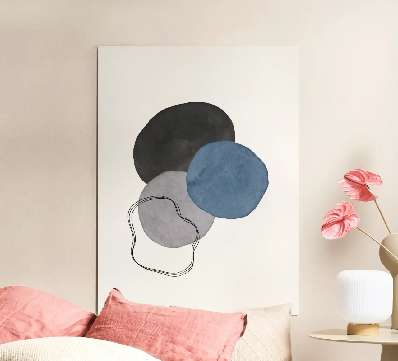 Celestial Grey 01 poster by WijdevenPrints