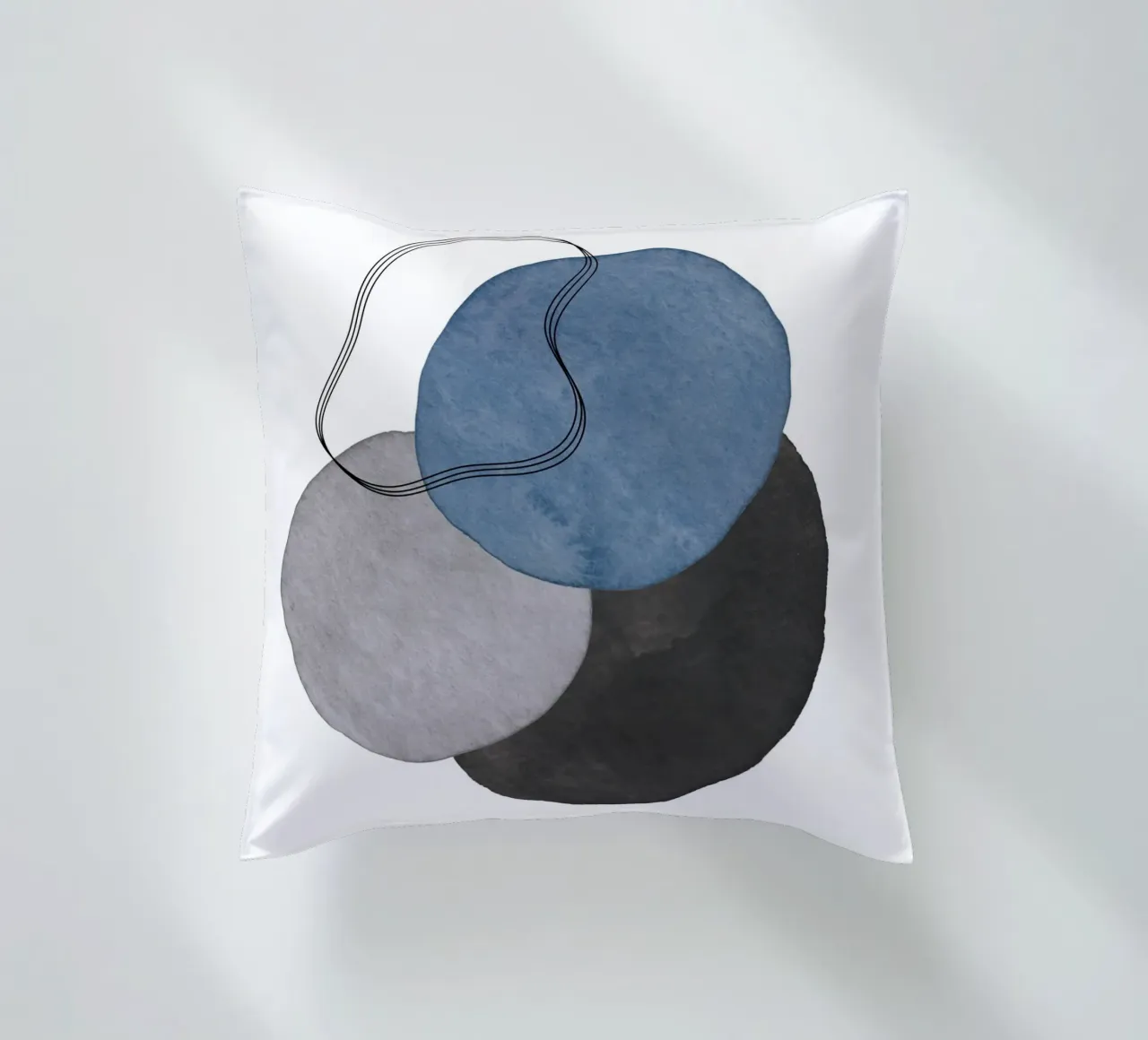 Grigio Celeste 02 cuscino da WijdevenPrints