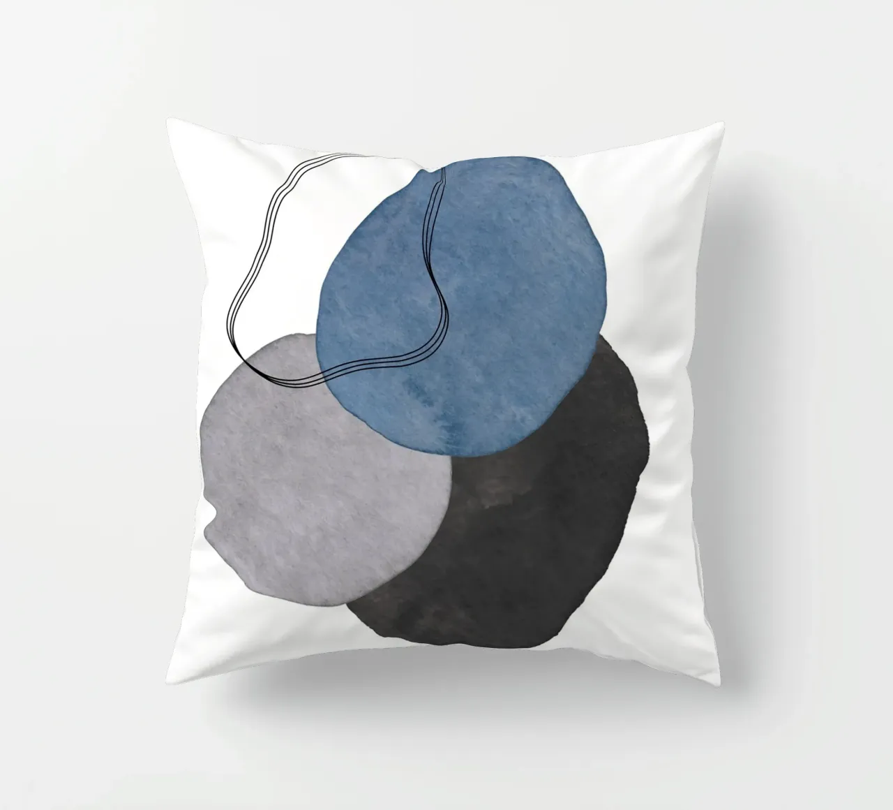 Grigio Celeste 02 cuscino da WijdevenPrints