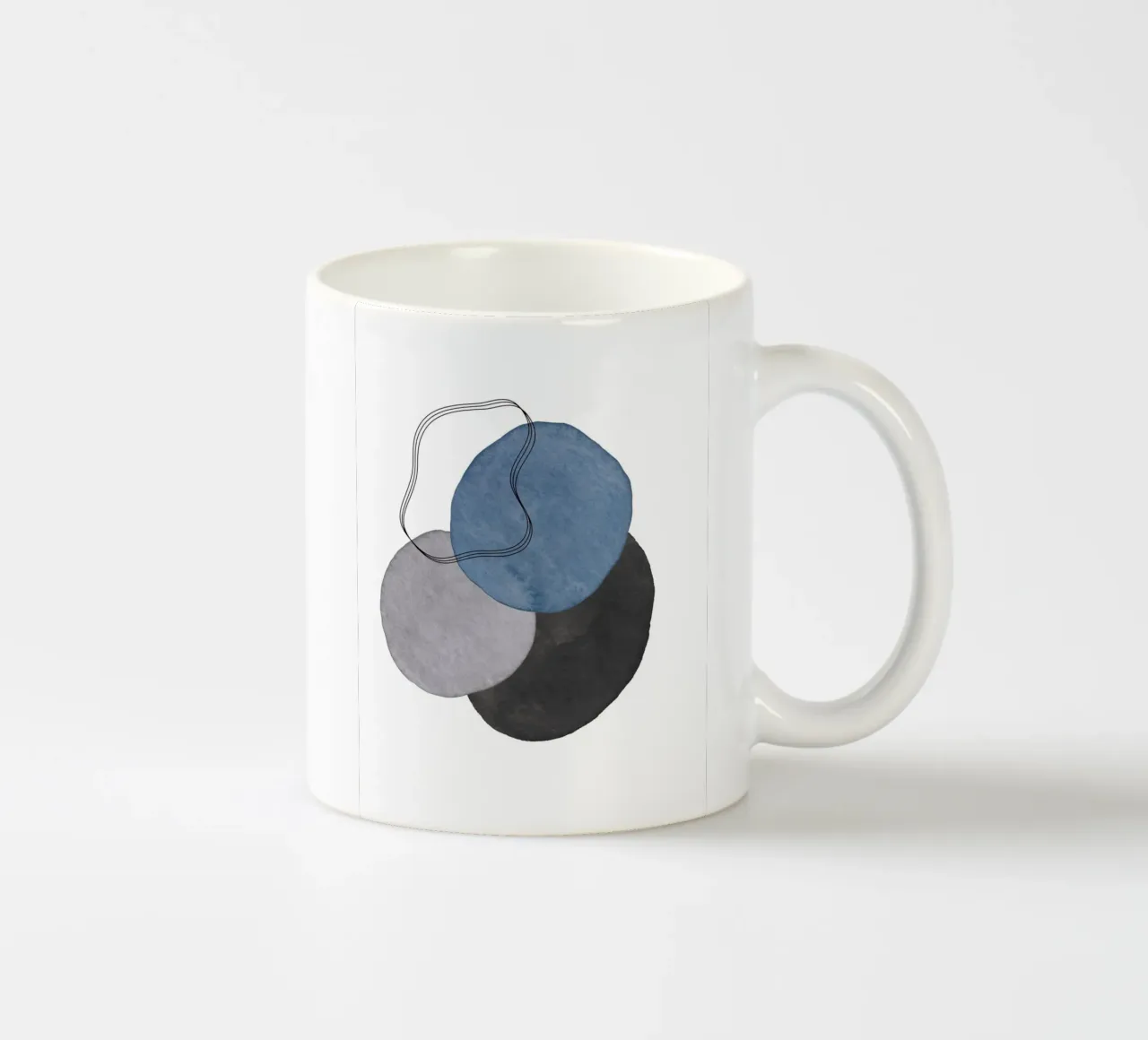 Grigio Celeste 02 tazza in ceramica da WijdevenPrints