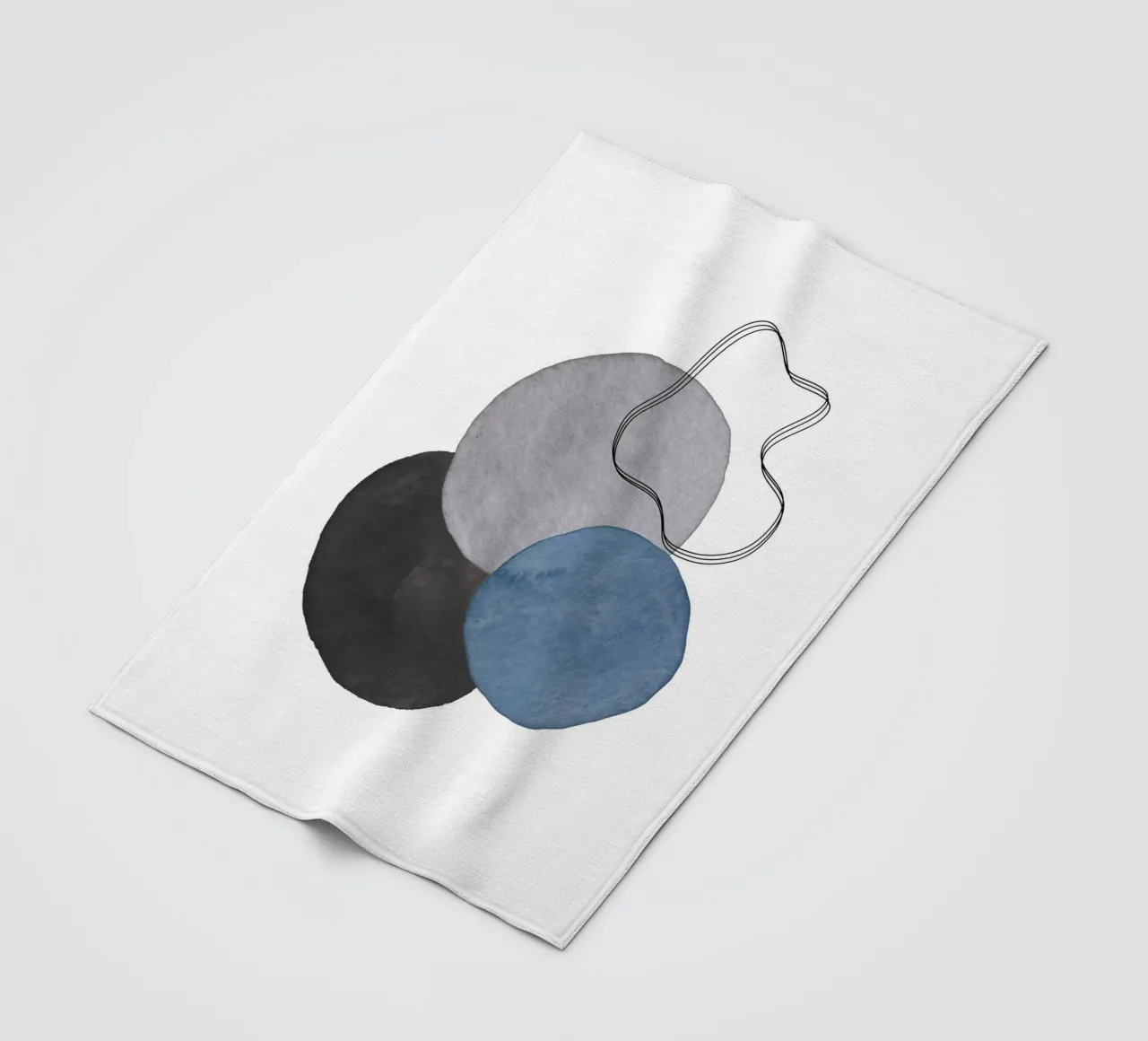 Grigio Celeste 03 coperta in pile da WijdevenPrints
