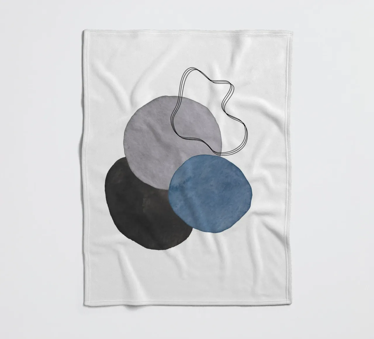 Grigio Celeste 03 coperta in pile da WijdevenPrints