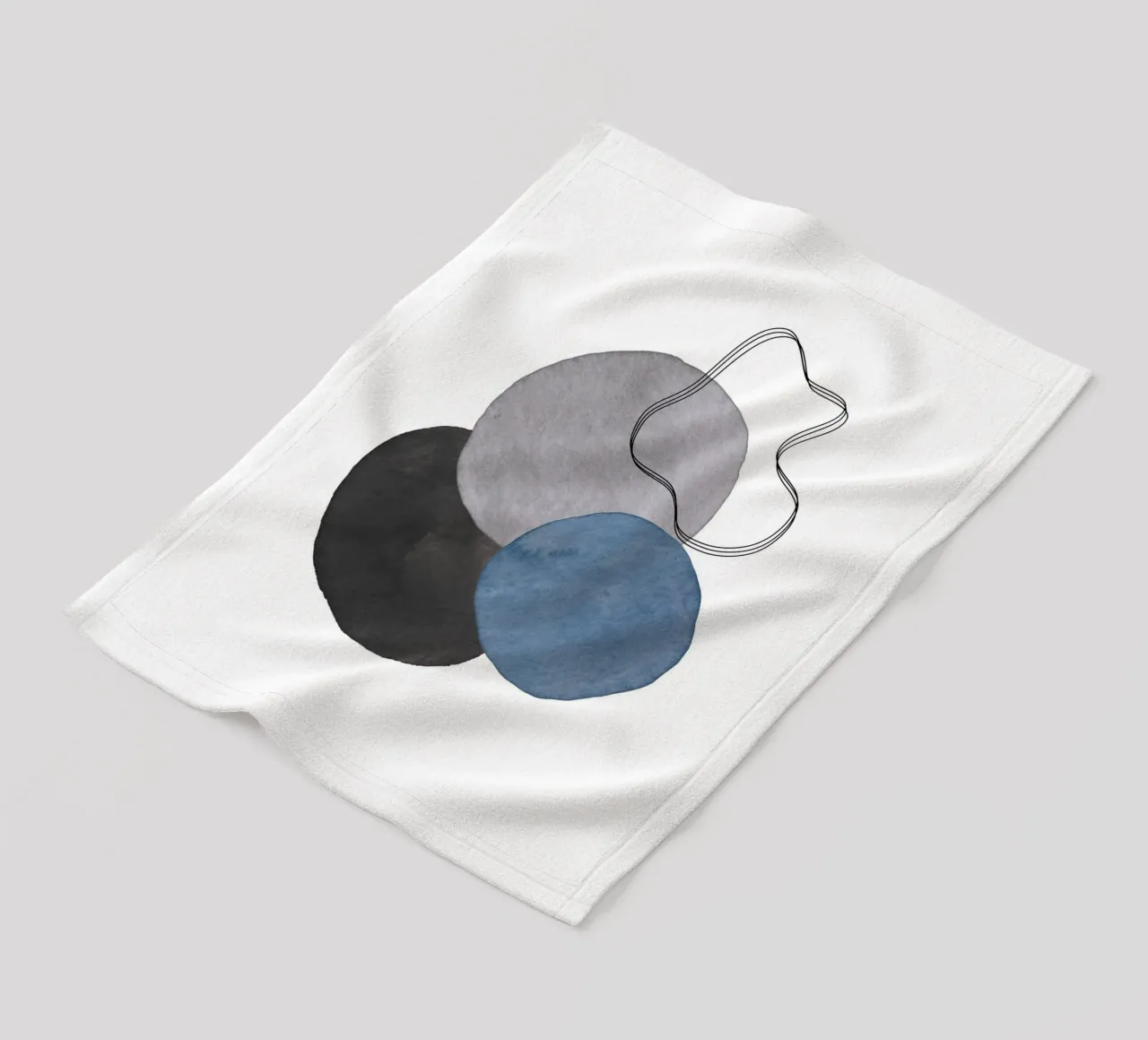Grigio Celeste 03 coperta in pile da WijdevenPrints