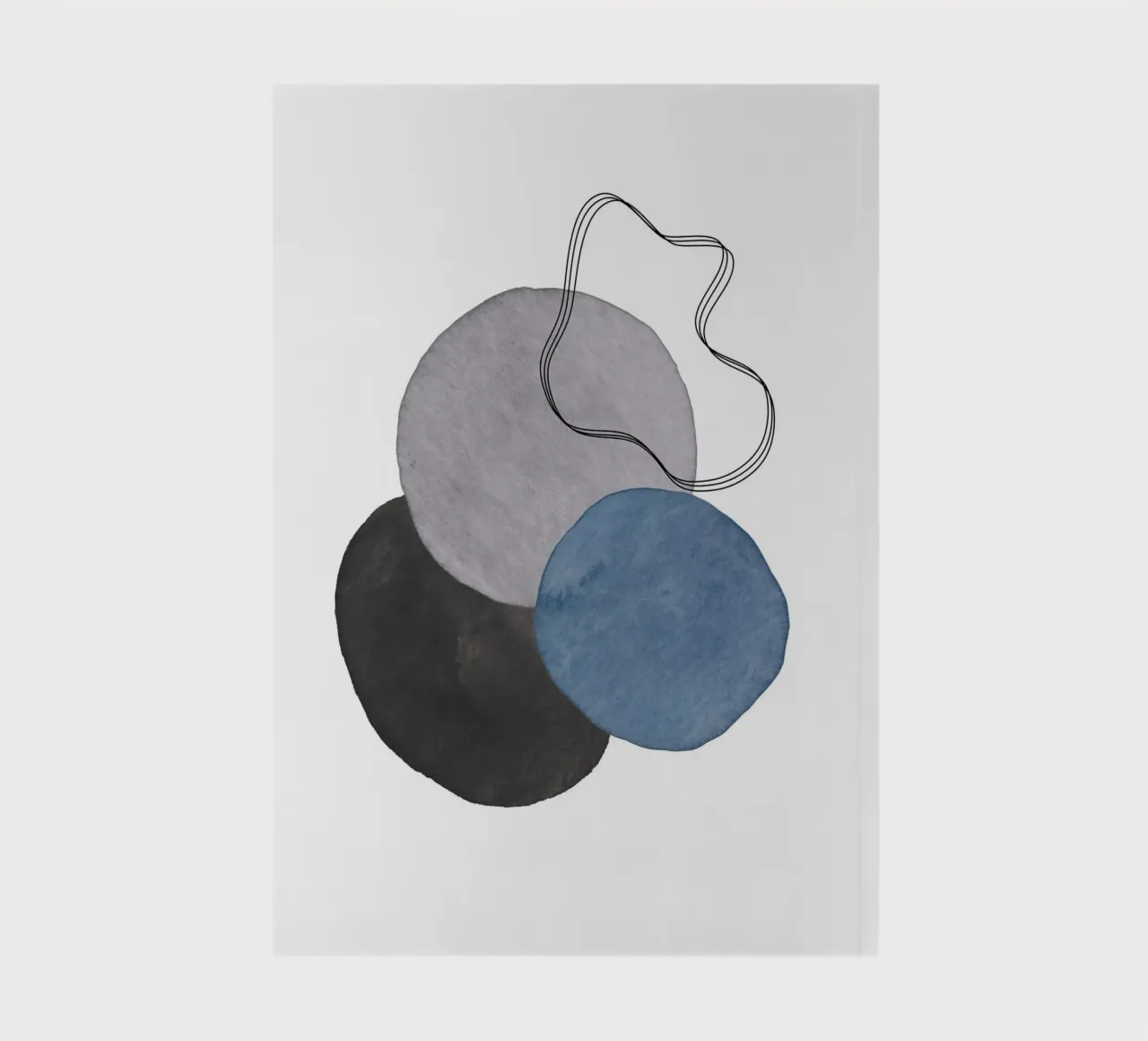 Celestial Grey 03 notebook by WijdevenPrints