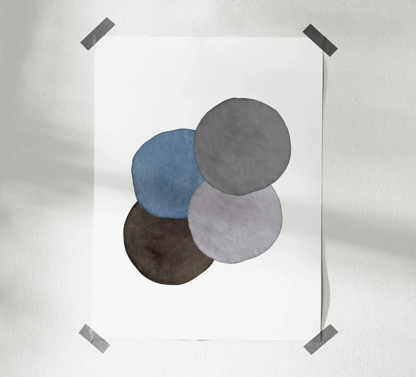 Celestial Grey 04 poster by WijdevenPrints