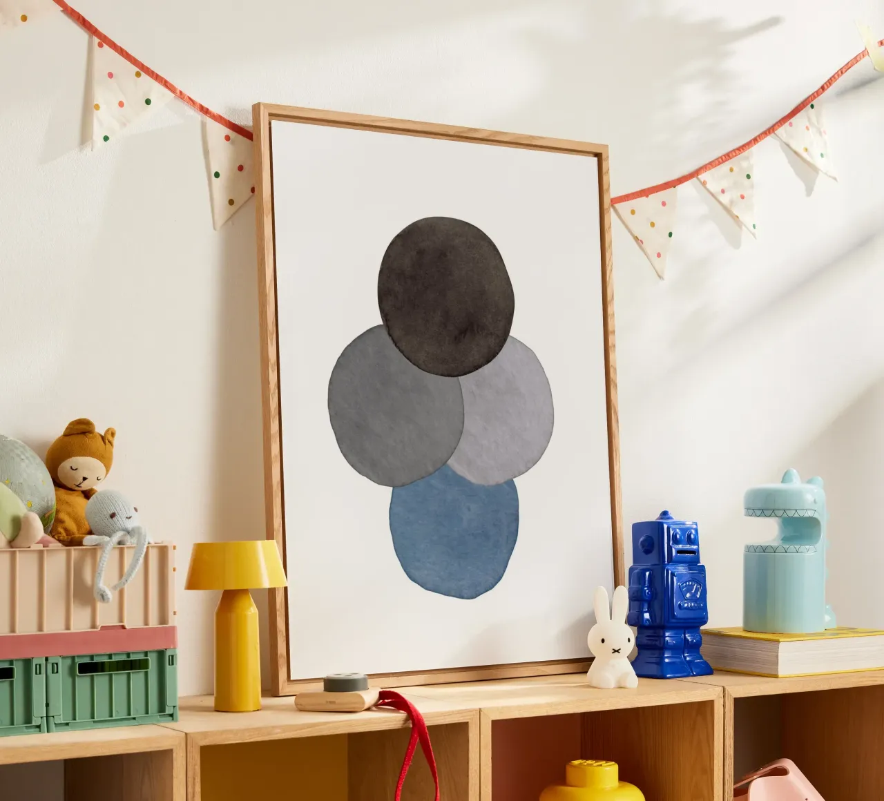 Grigio Celeste 05 plexiglass da WijdevenPrints